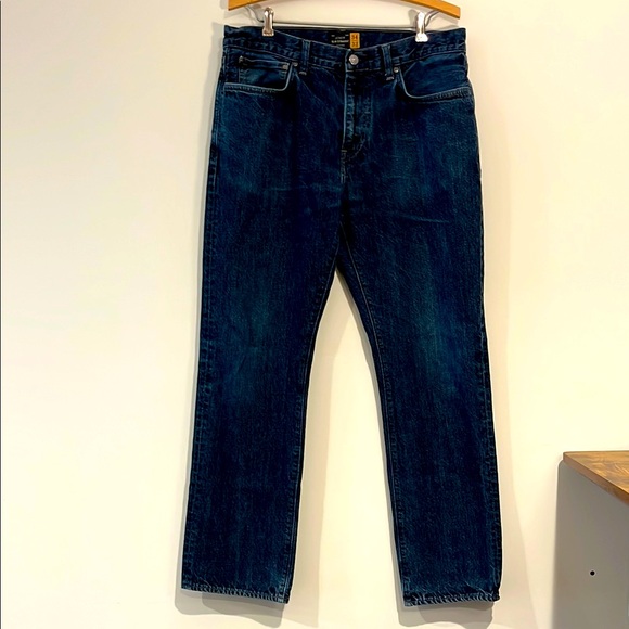 J. Crew Other - J.CREW Men’s 34x32 Slim Straight Jeans Medium Wash Denim